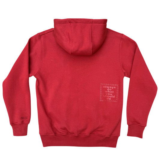 crimson @sun hoodie