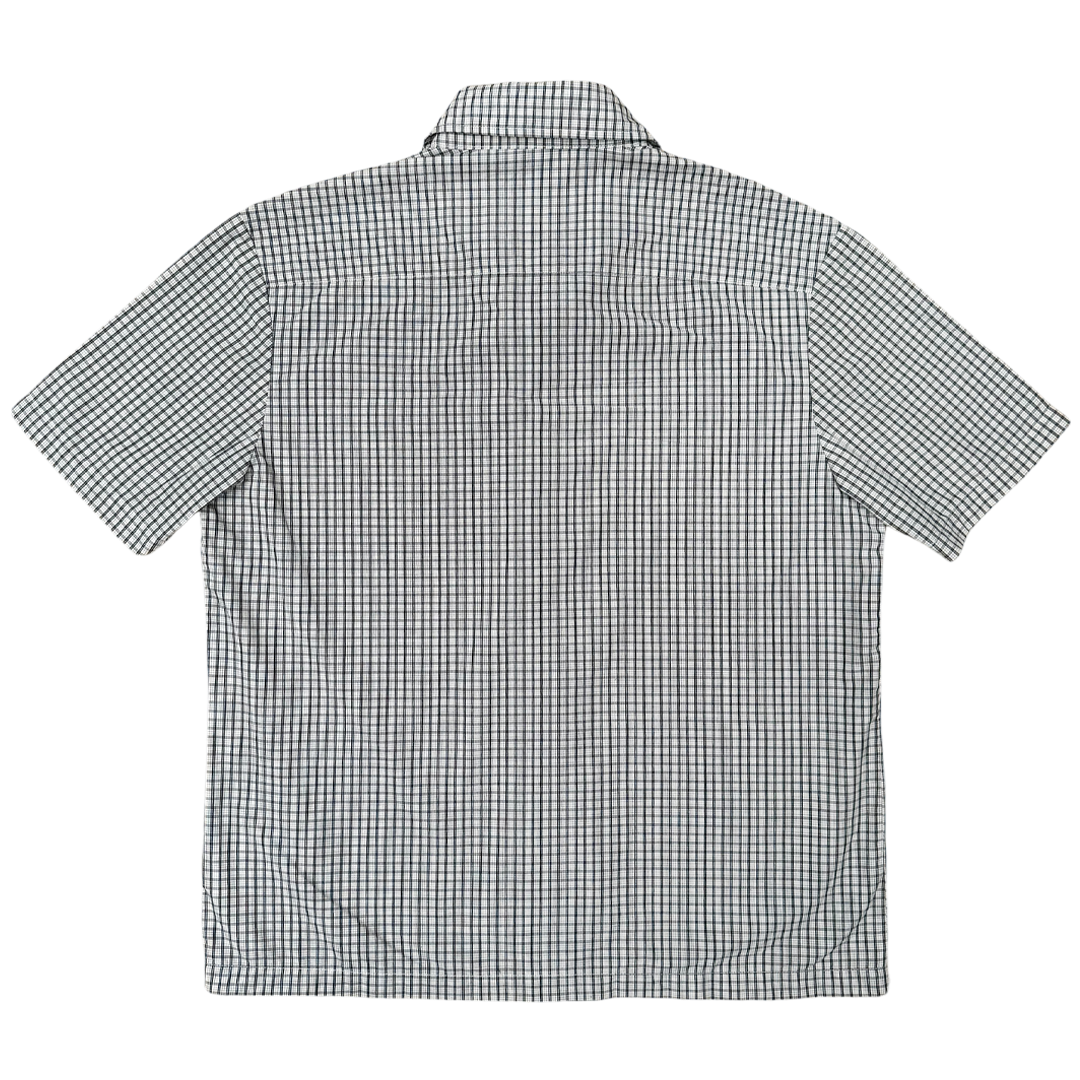 criss cross purple label shirt - white/black