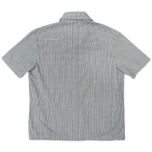 criss cross purple label shirt - white/black