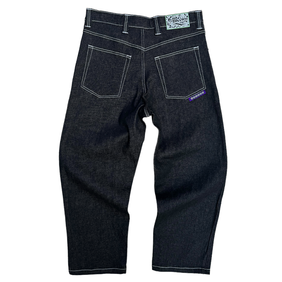 heavy duty unisex denim - purple label