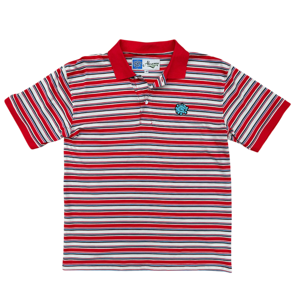 educated polo - red/blue/white