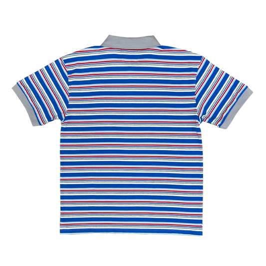 blue education polo shirt