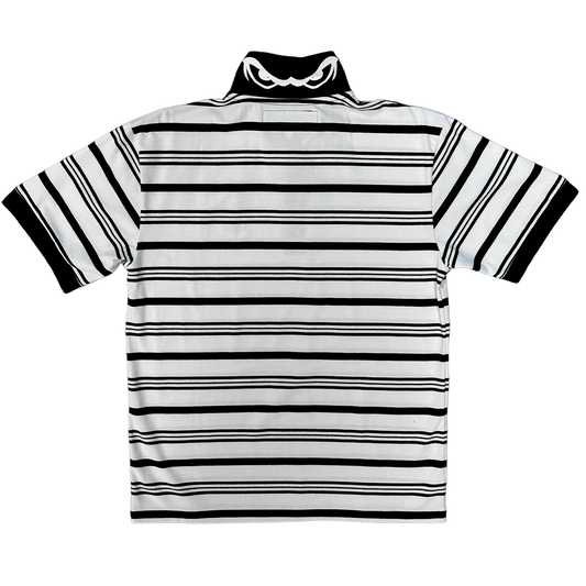 educated polo - black/white