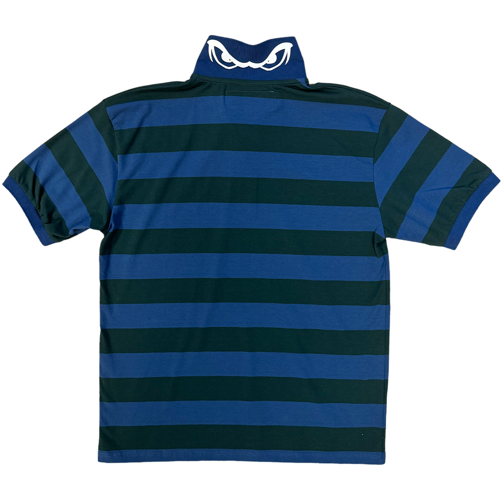 educated polo - navy/green