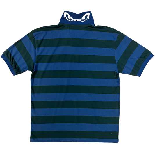 educated polo - navy/green