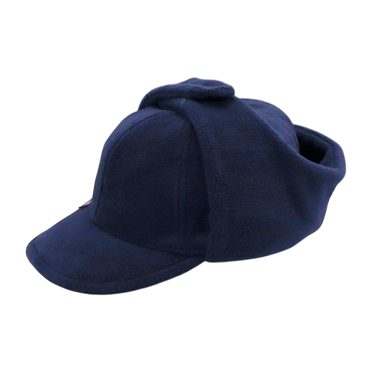 fleece trapper cap - navy