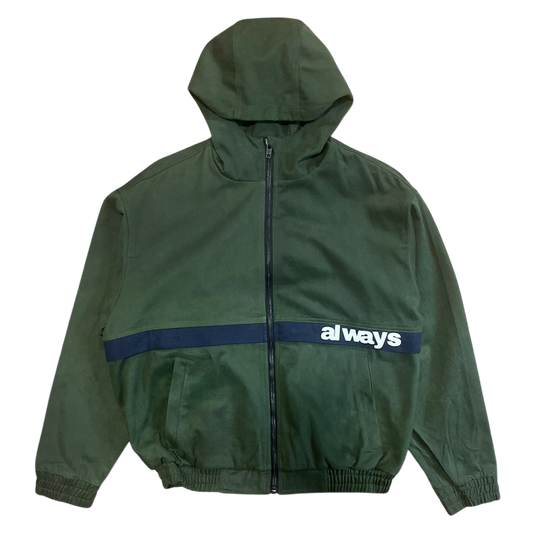 6 pocket canvas jacket - forrest green