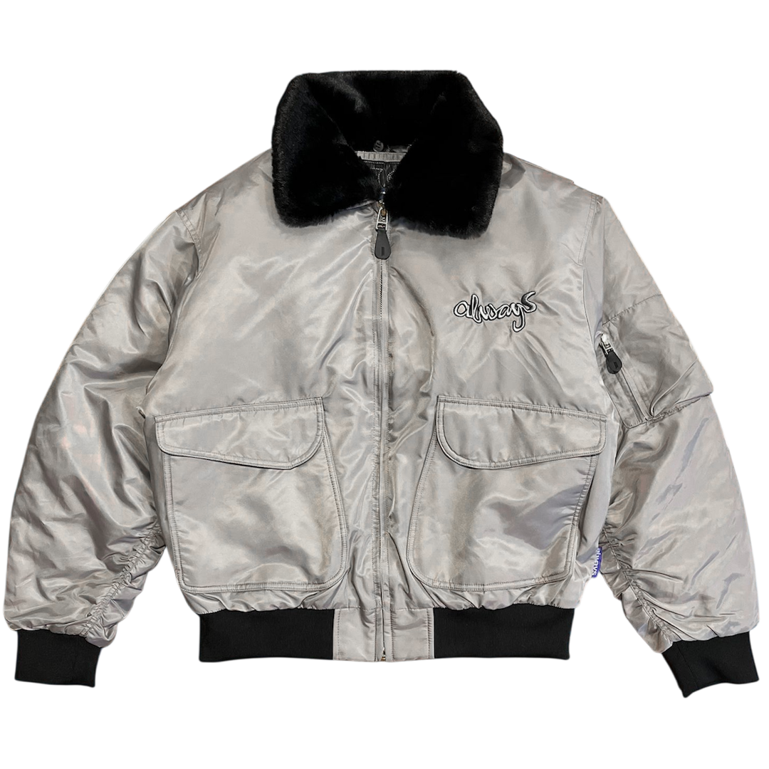 g-15 nylon jacket - grey