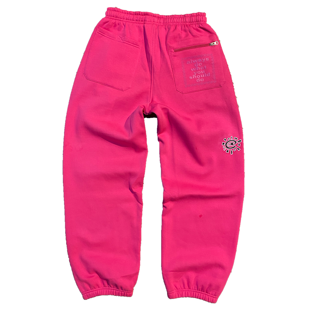 rel@xed fuchsia jogger