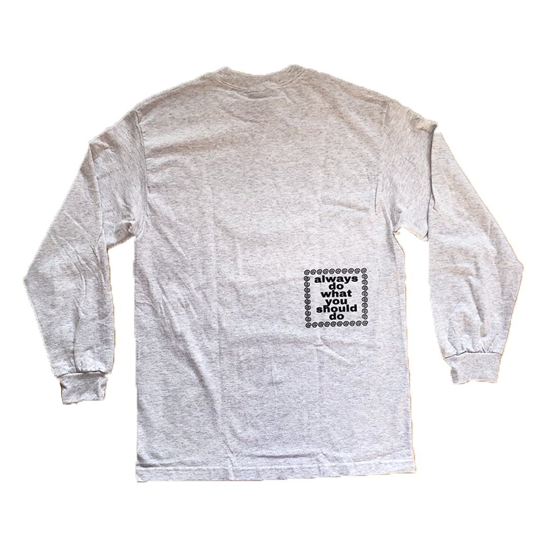 grey long sleeve @sun t-shirt