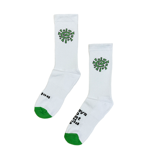 green @ sun sock