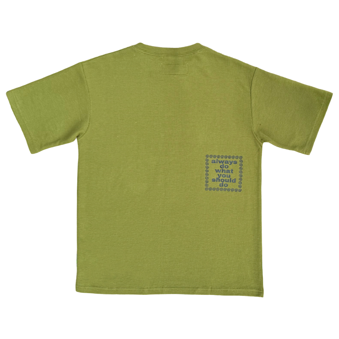waffle @sun tshirt - gold green