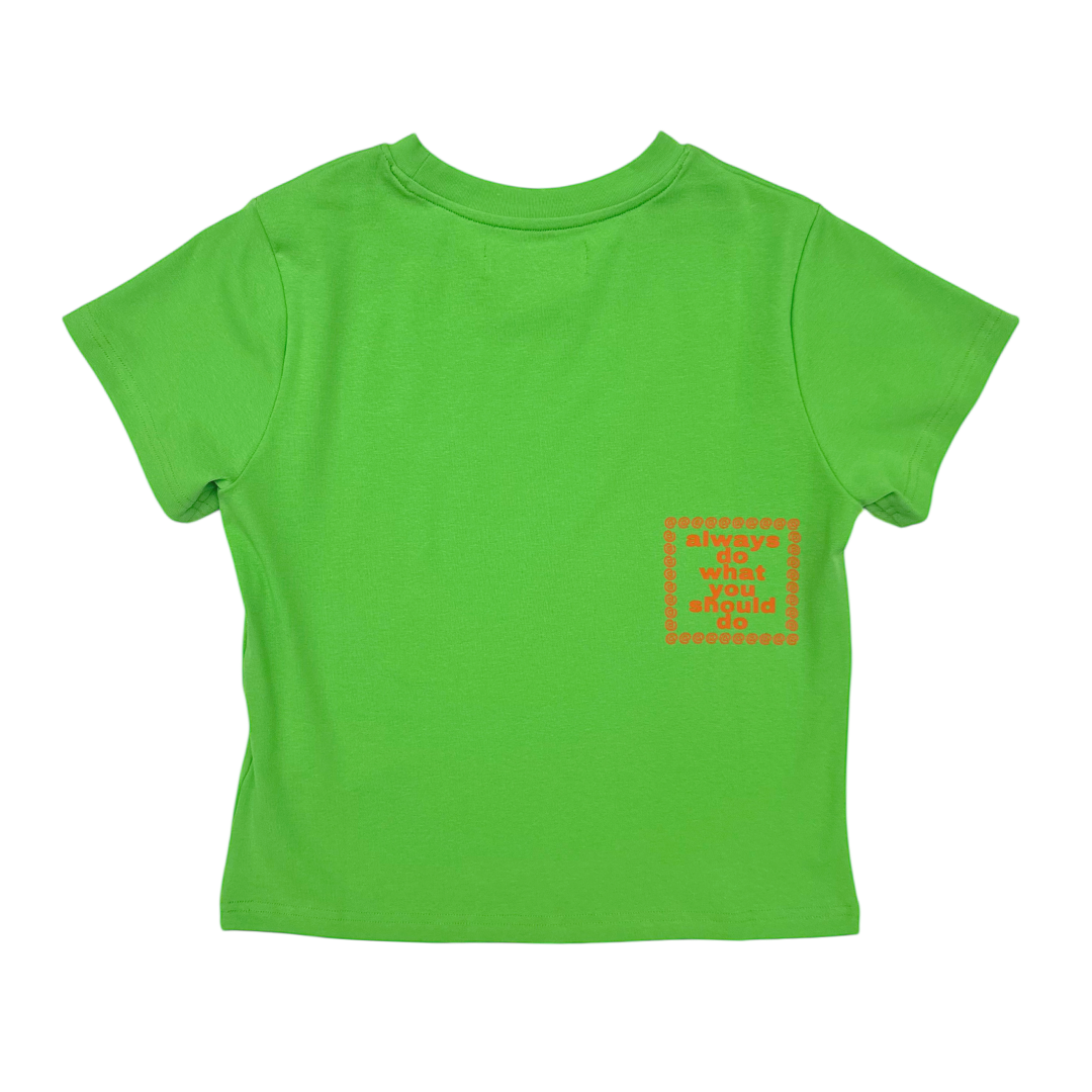 baby he@rt tshirt - green