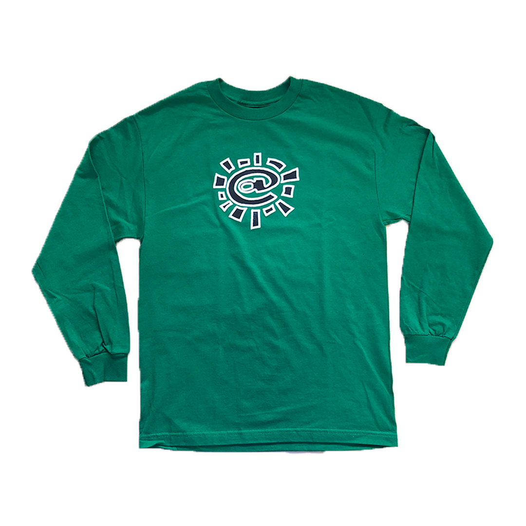 green long sleeve @sun t-shirt