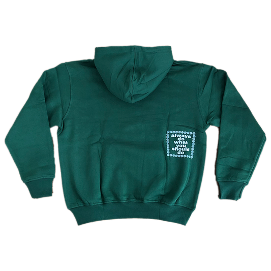 always logo hoodie - forrest green