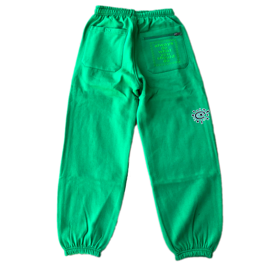 rel@xed green jogger