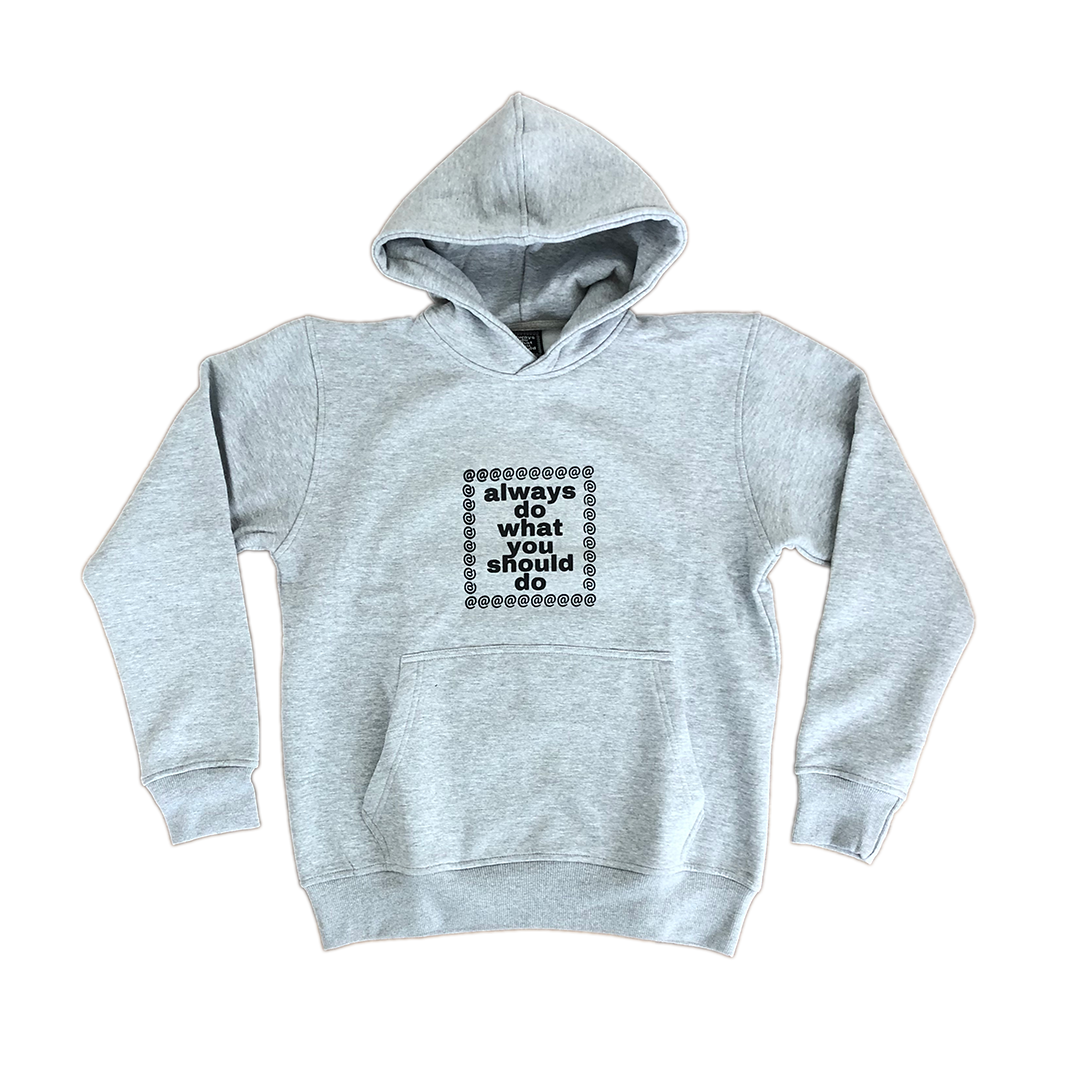adwysd logo hoodie - grey