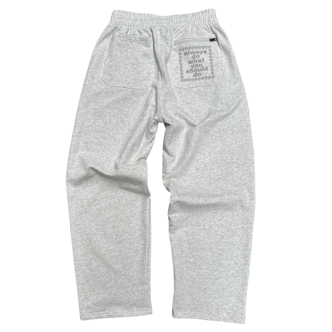 premium no cuff jogger - grey