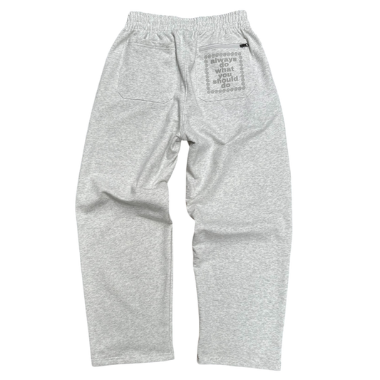 premium no cuff jogger - grey