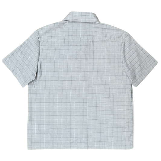 purple label button up shirt - grey