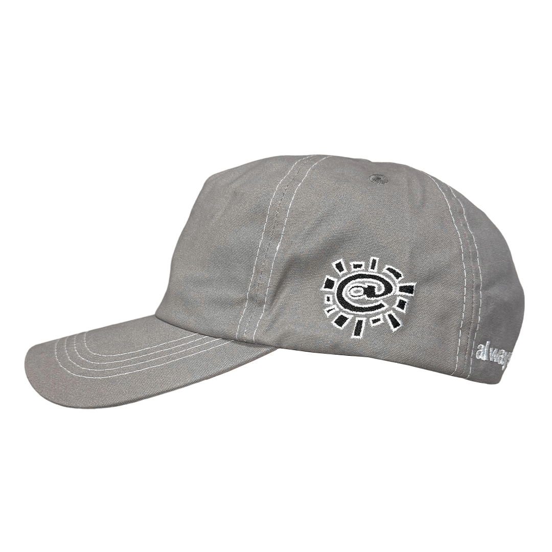 low key purple label cap - silver