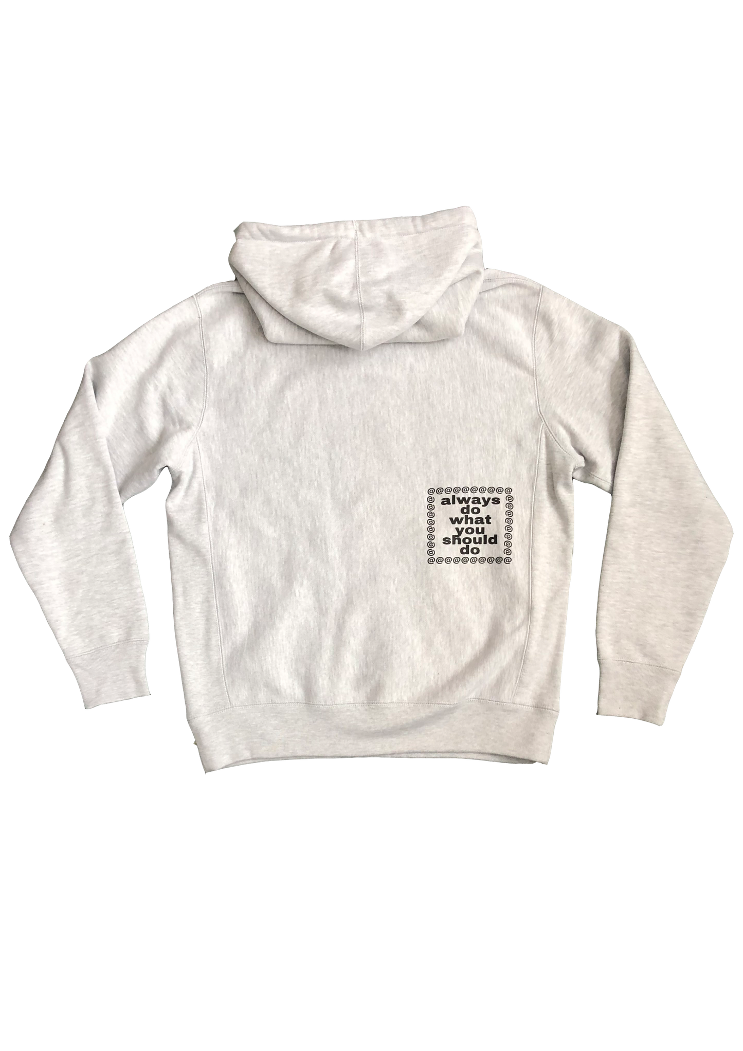 puff print grey @sun hoodie