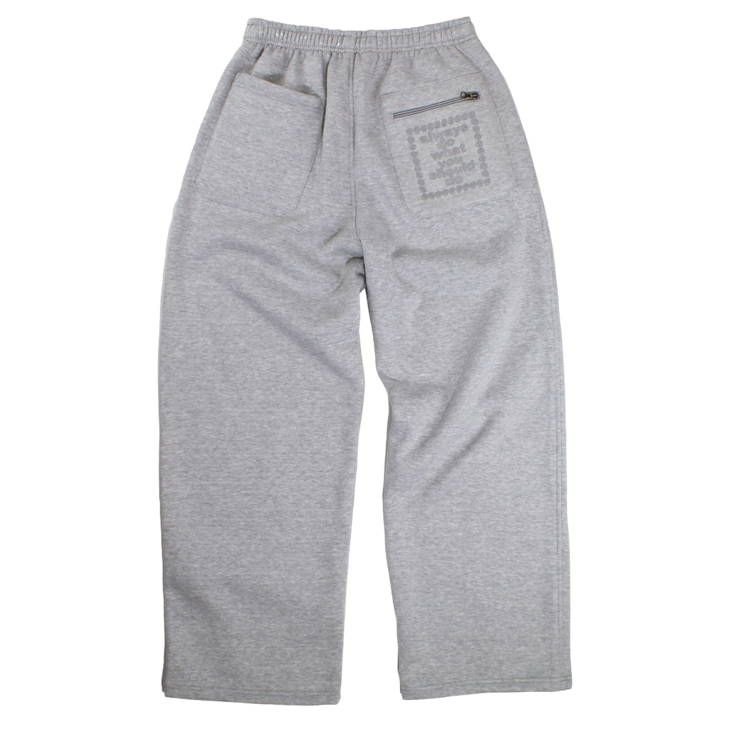 relaxed no cuff jogger grey