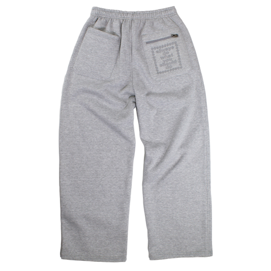 relaxed no cuff jogger grey