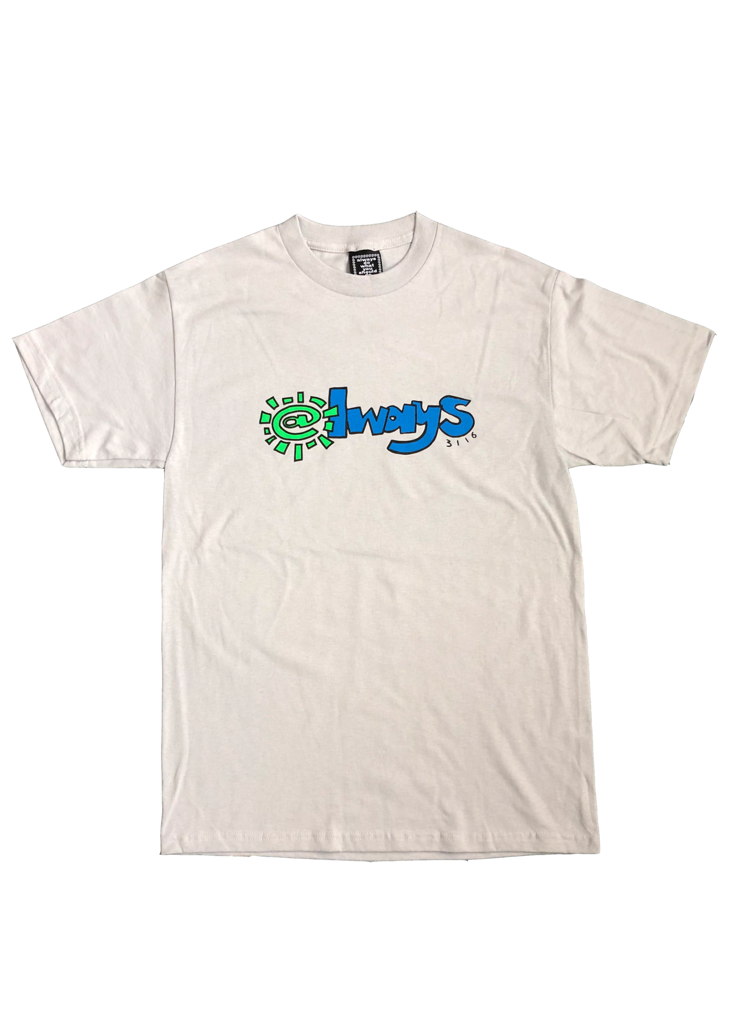 always 3116 silver t-shirt