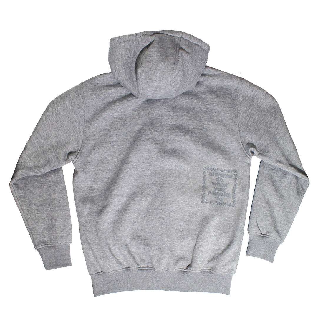 small @sun zip up hoodie - grey