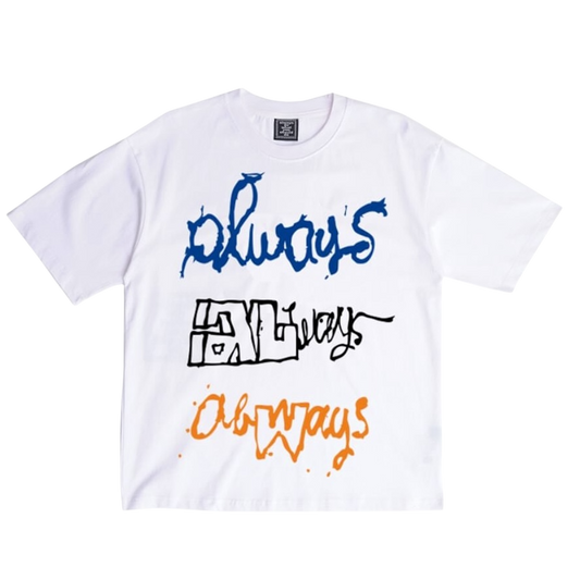 handstyle tshirt - white