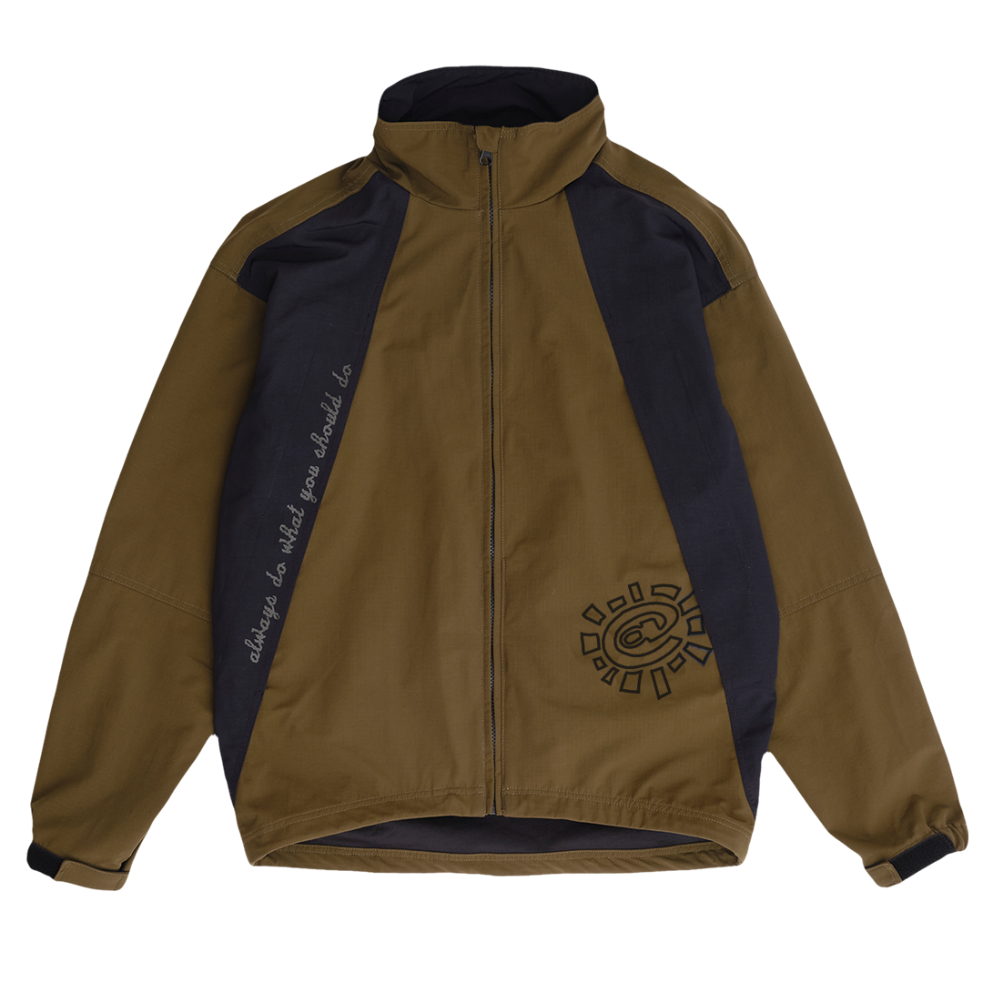 hella handsome jacket - green/black