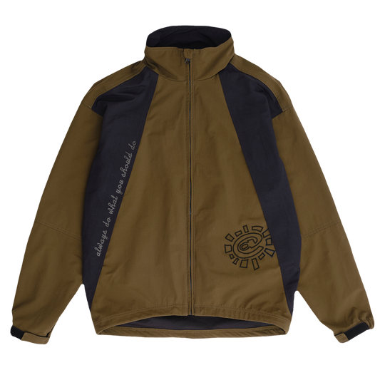 hella handsome jacket - green/black