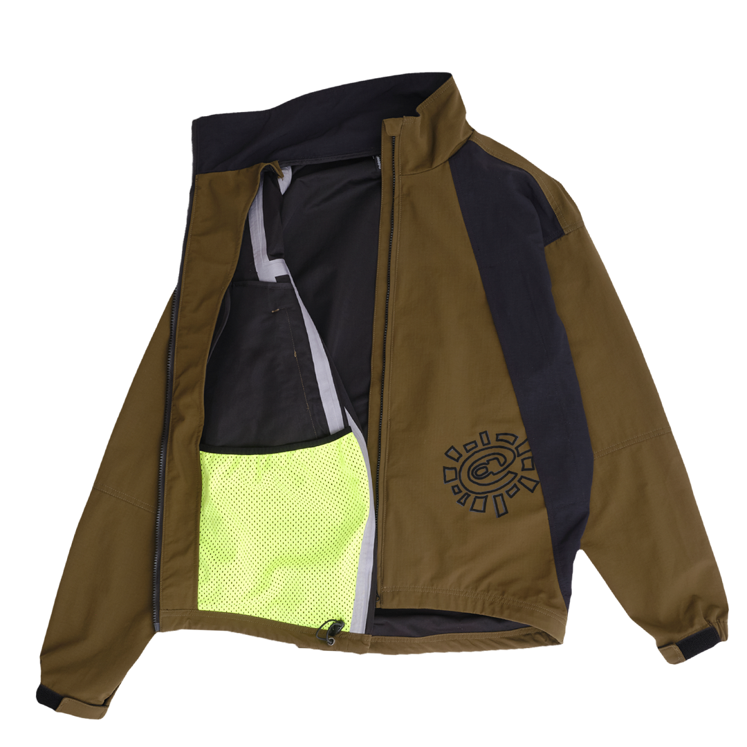 hella handsome jacket - green/black