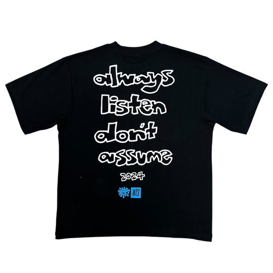 high frequency tshirt- black