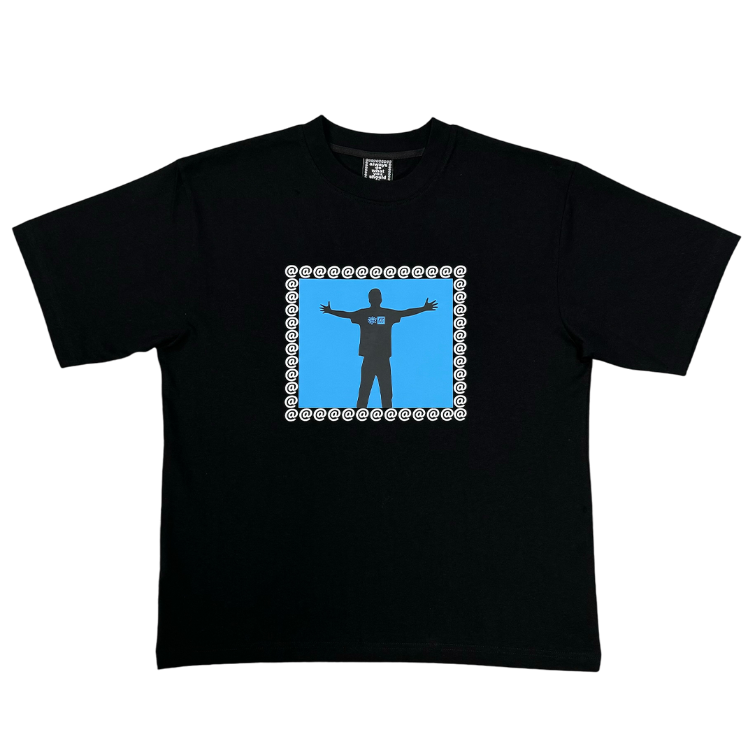 high frequency tshirt- black