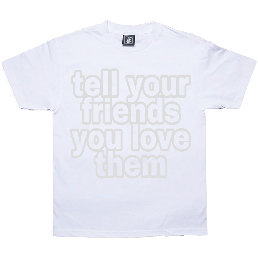 tyfylt tshirt - white/silver