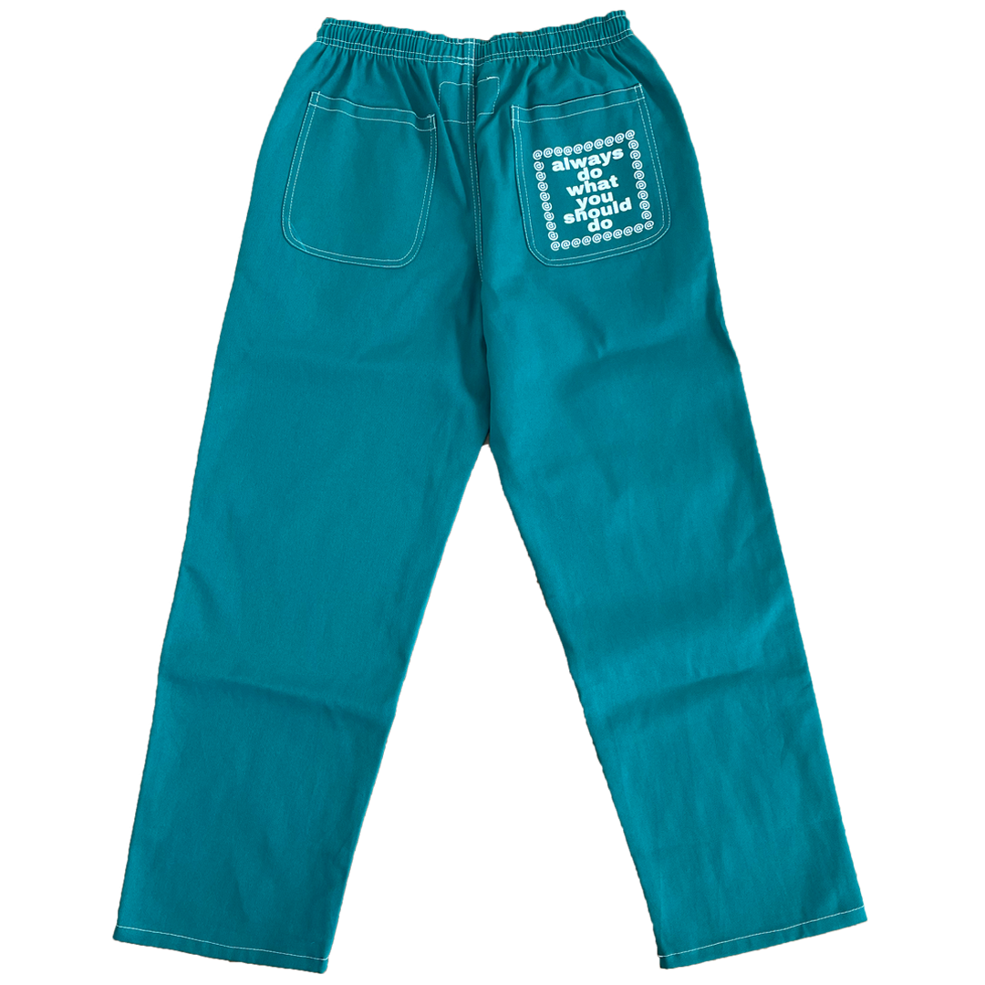 rel@xed skate pant - jade