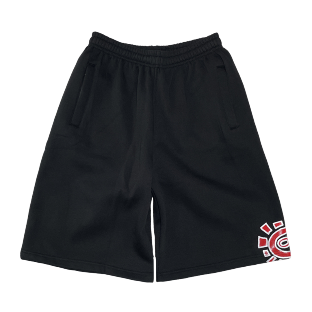 relaxed @sun jogger shorts black