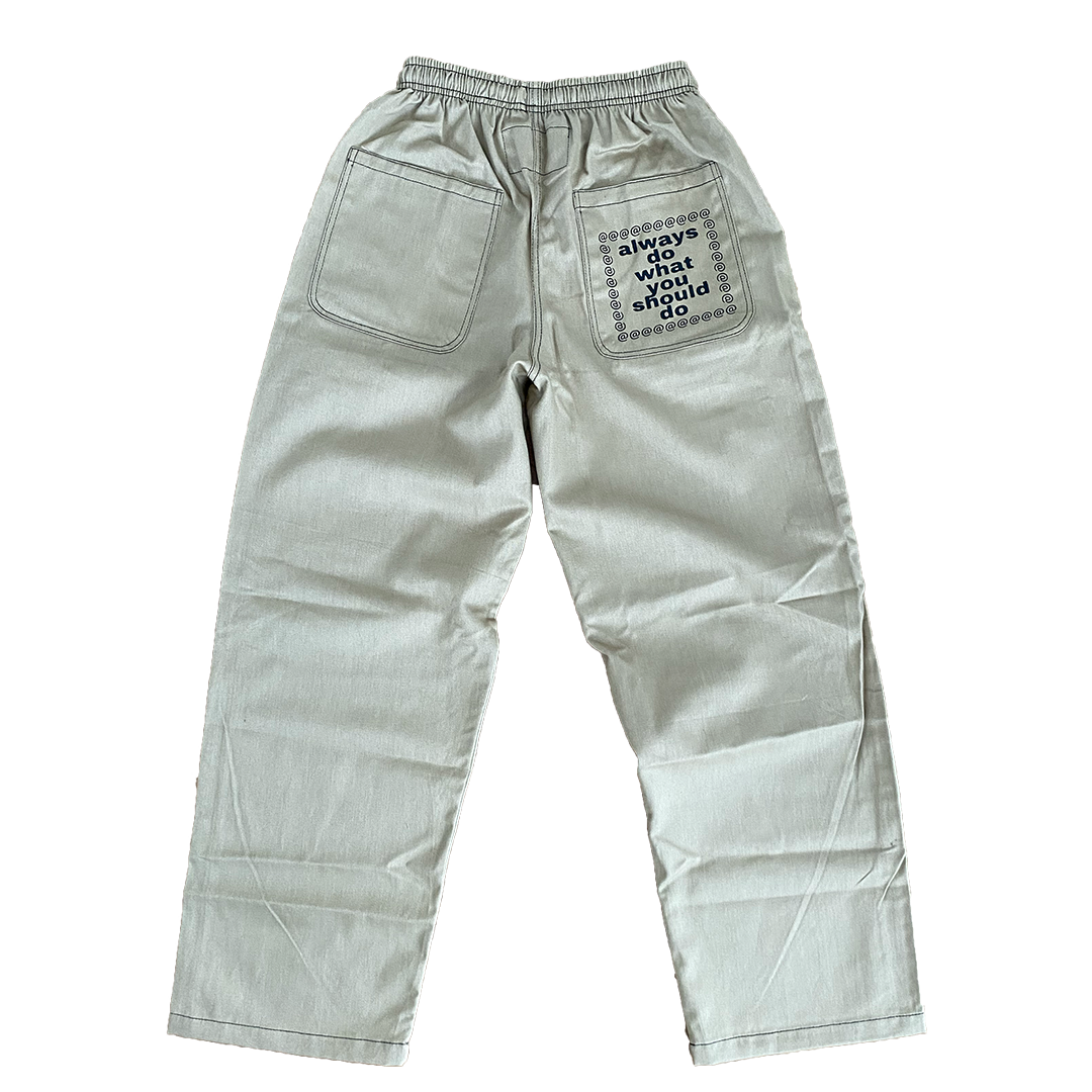 rel@xed skate pant - khaki