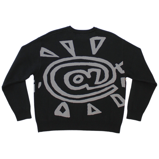 ethan knitted sweater black