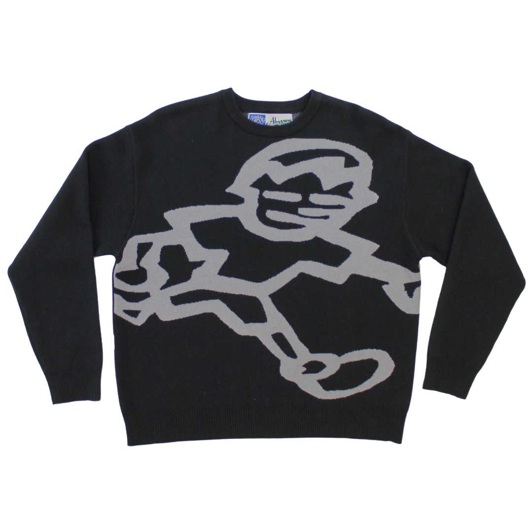 ethan knitted sweater black