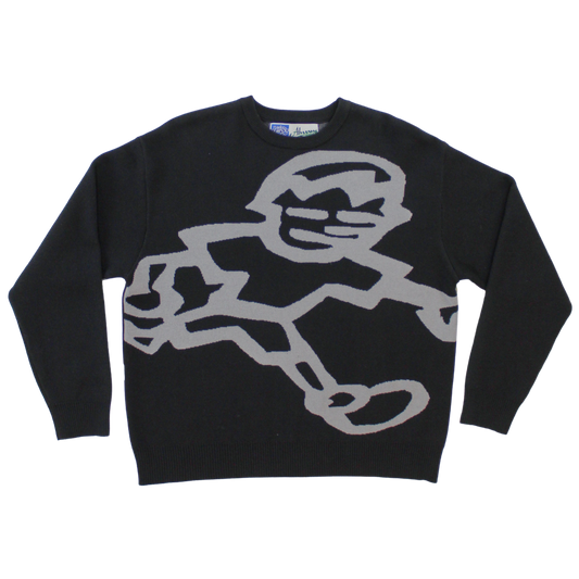 ethan knitted sweater black