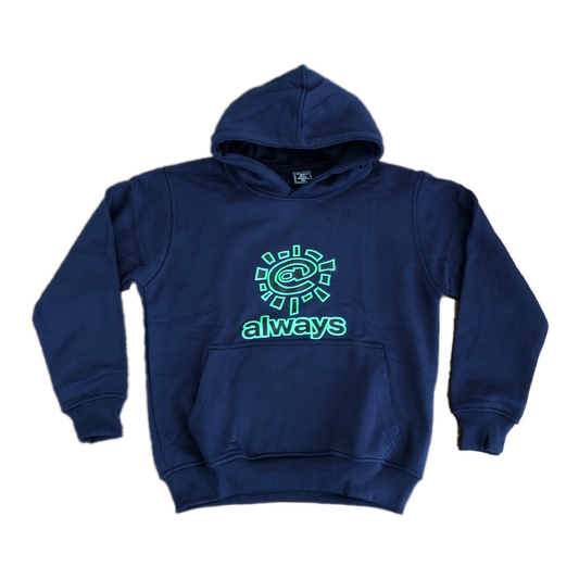 always logo hoodie - navy