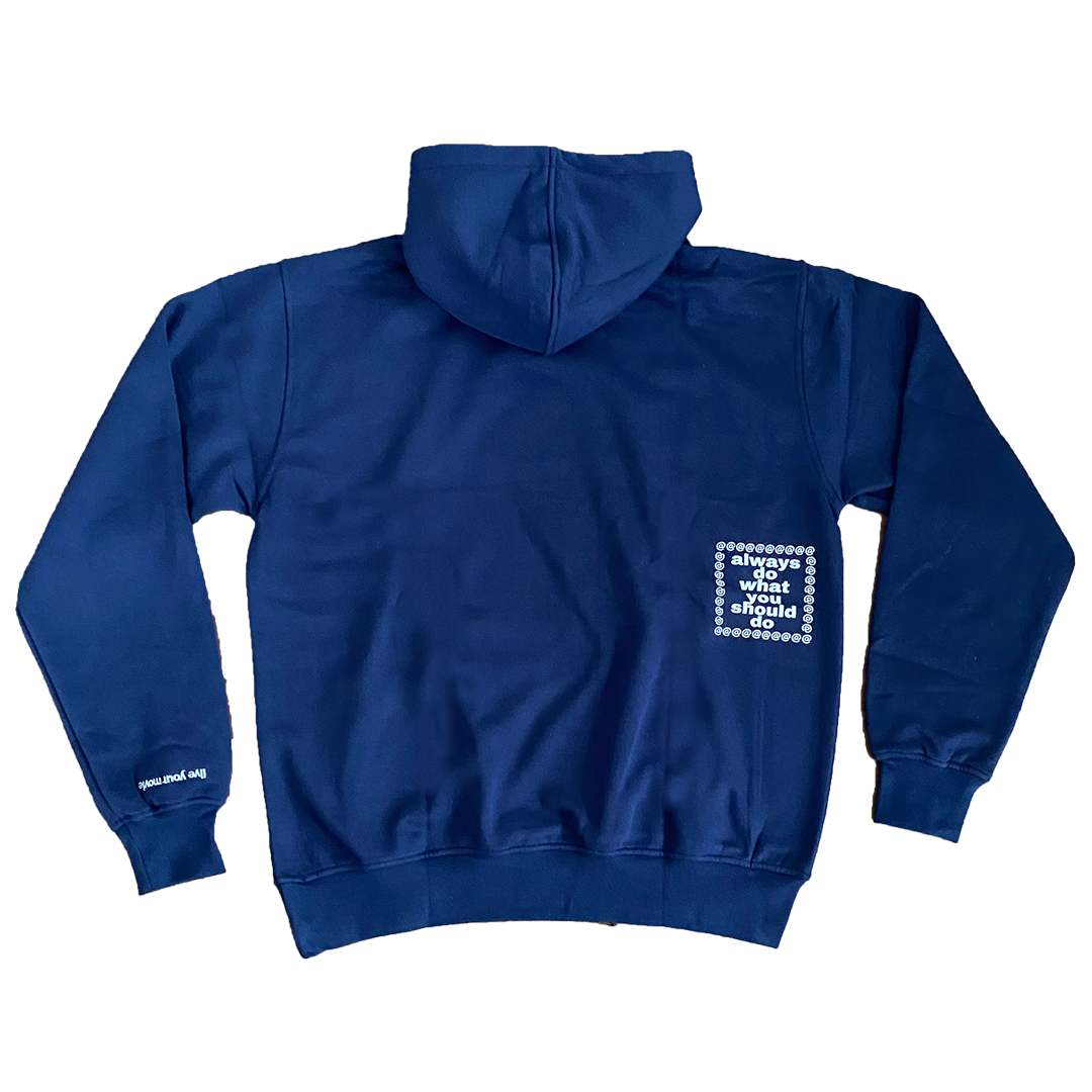 navy @sun hoodie
