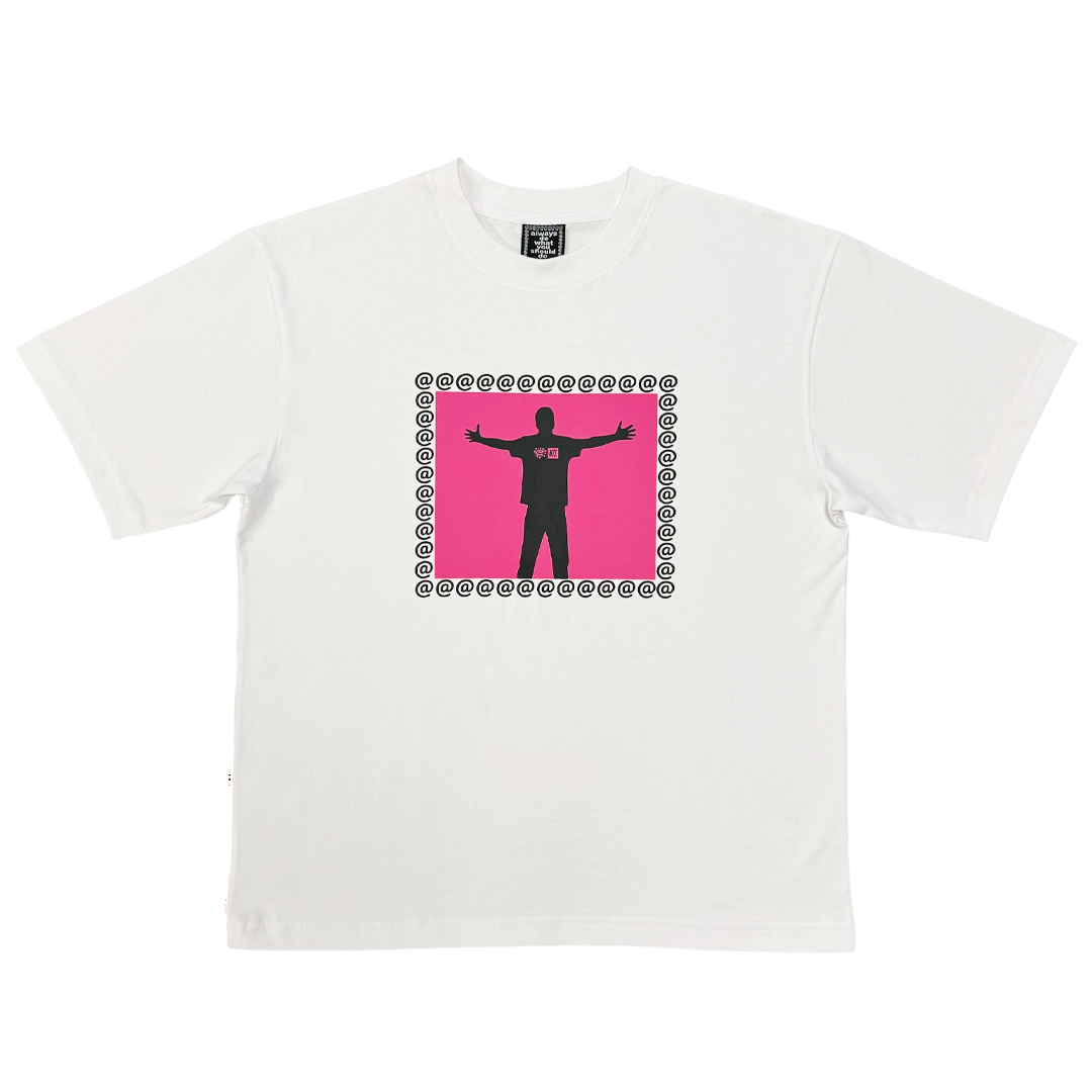 high frequency tshirt- white