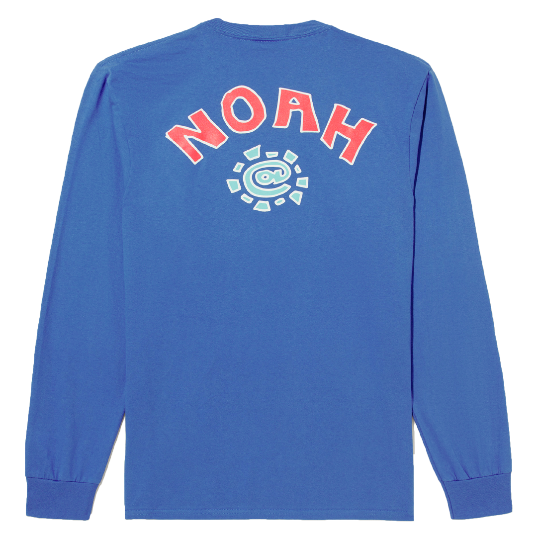 noah x adwysd longsleeve tshirt -blue
