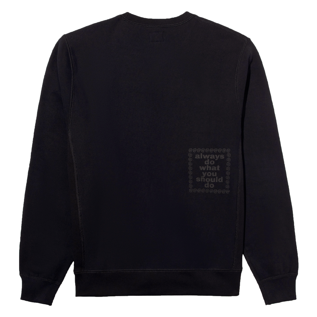 noah x adwysd - black crewneck
