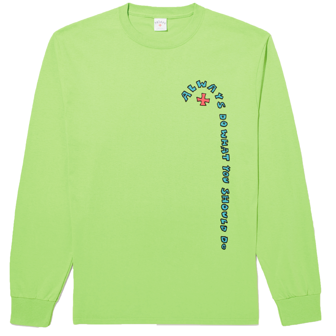 noah x adwysd longsleeve t-shirt - green