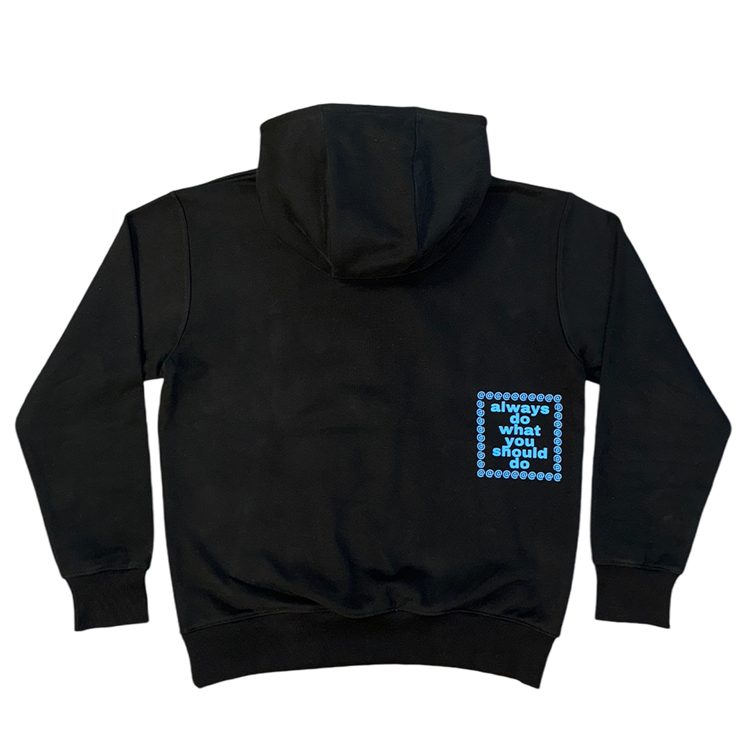 nts always hoodie - black
